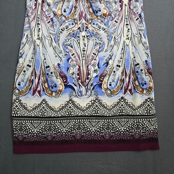 White House Black Market Women S Aztec Sequin Studded Halter Dress Open Back - Picture 6 of 16